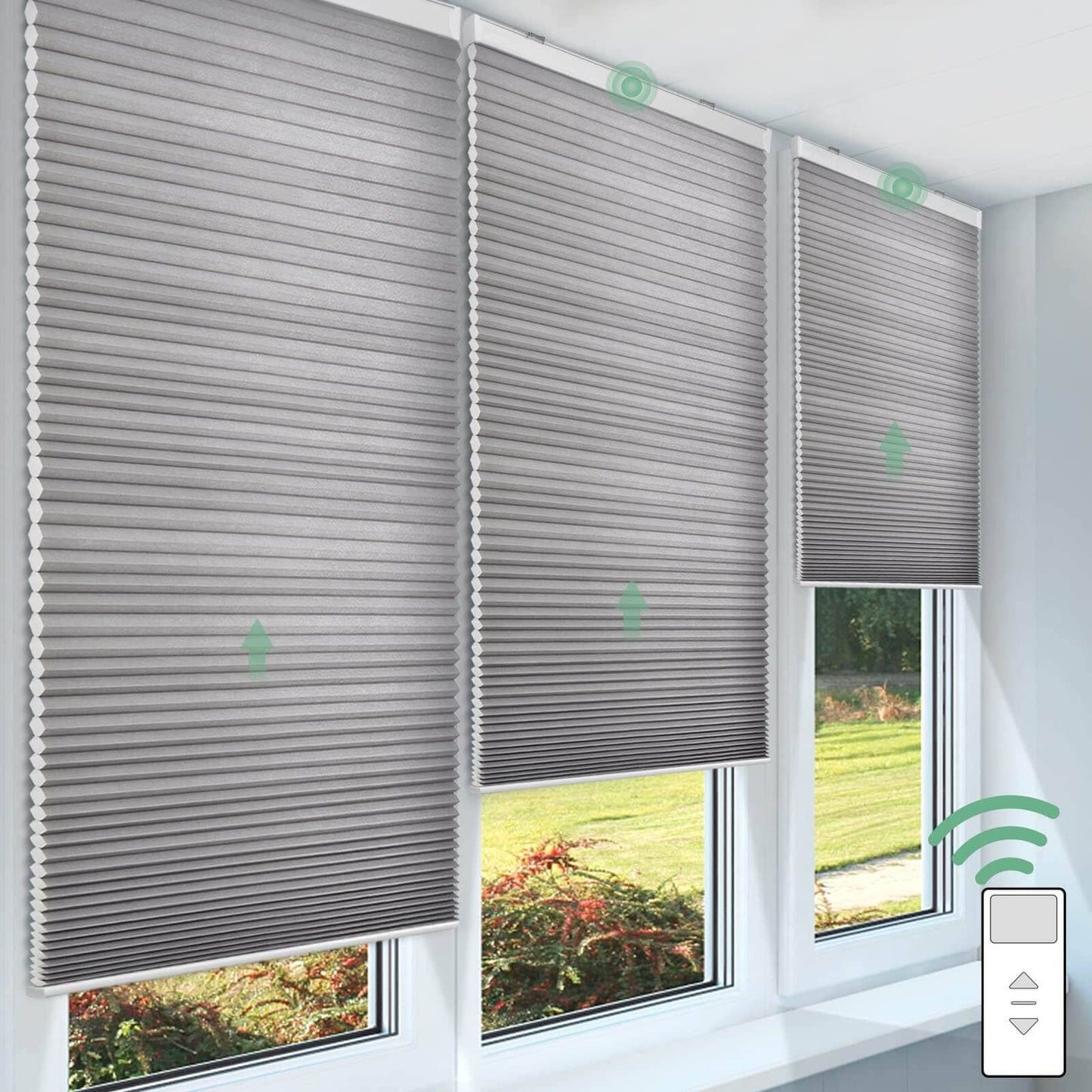 Cellular Shades Light-Filtering Cellular-Shades-Light-Filtering Shadecity2020 Light Filtering (Motorized) 9/16" 025 Black 24x36