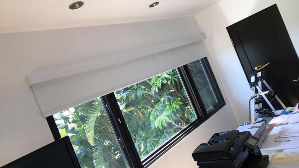 Motorized Roller Shades (Blackout)